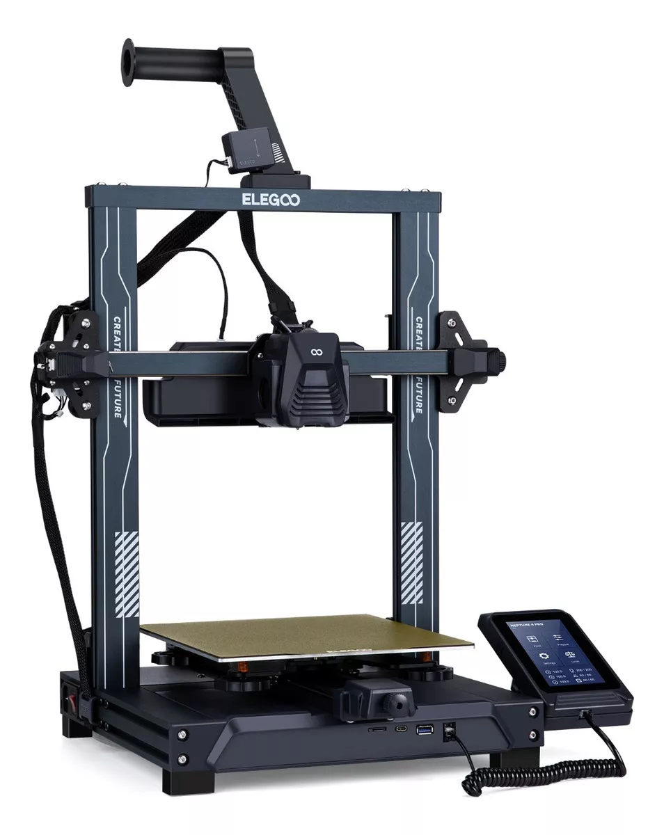 Neptune 4 PRO 225x225x265mm Klipper 500mms Impresora 3D FDM ELEGOO
