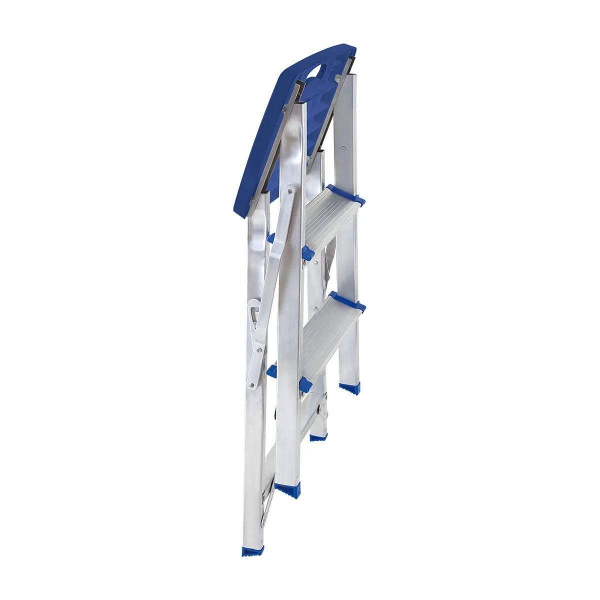 Escalera banqueta de aluminio 3 escalones Mor MOR 005107