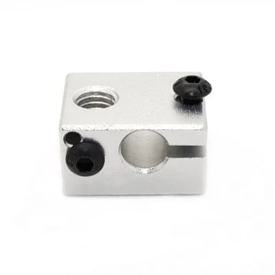 Bloque calentador tipo E3d V6 aluminio COD 30271