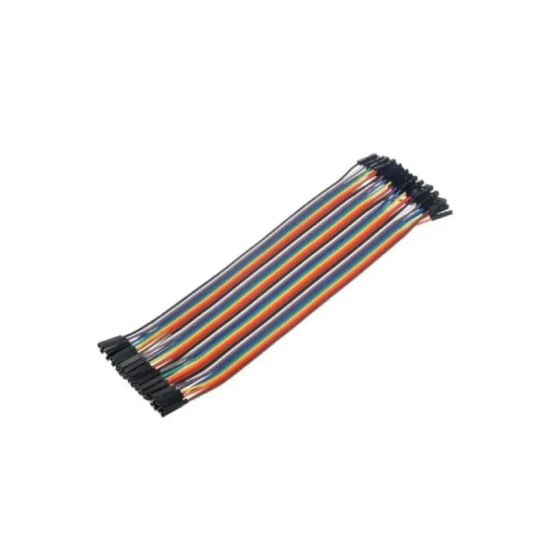 40 Cables Dupont por 20 cm hembra hembra COD 1420
