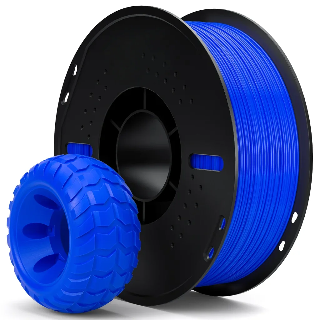FLEXIBLE AZUL FILAMENTO ELEGOO TPU 95A 1KG 1.75mm (BOBINA PLASTICA) 50.203.0571