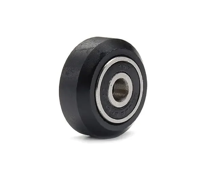 Rueda de eje rodamiento POM Vslot COD 553