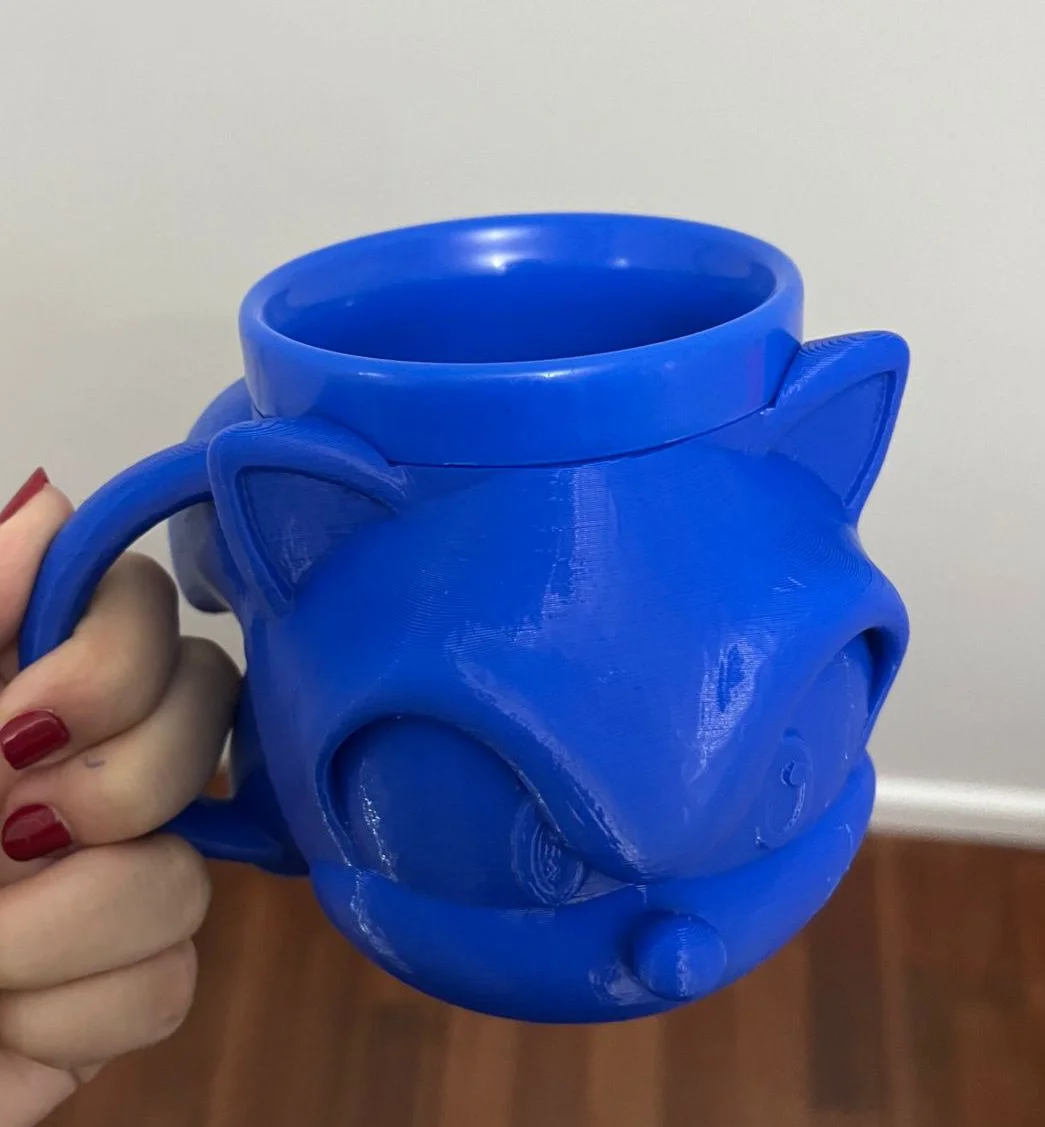 VIOLETA ALTA TAZA interior de taza para impresión 3d con borde polimero AT