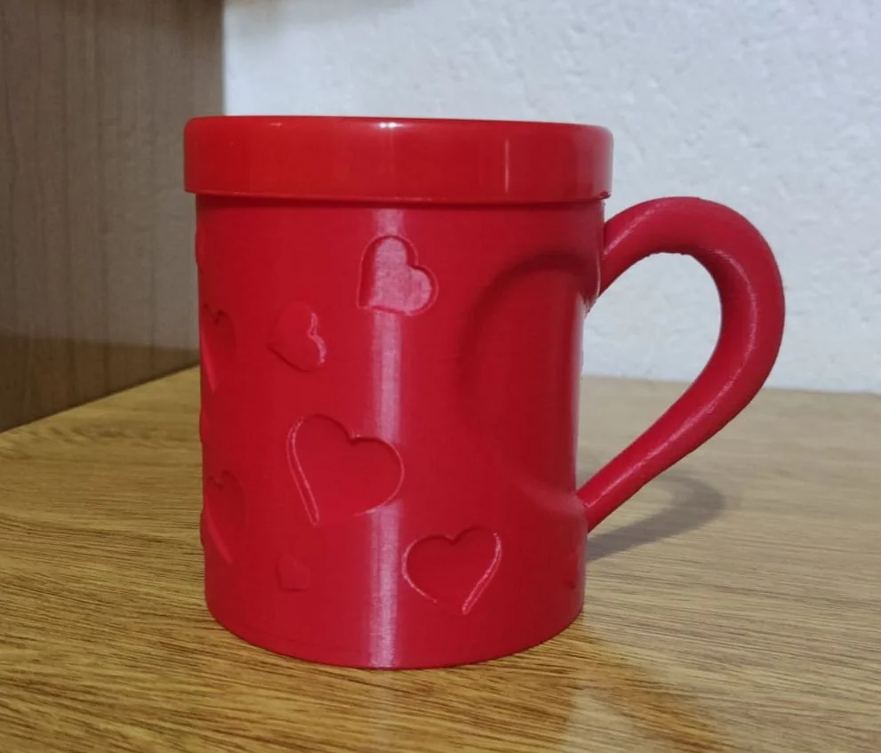 VIOLETA ALTA TAZA interior de taza para impresión 3d con borde polimero AT