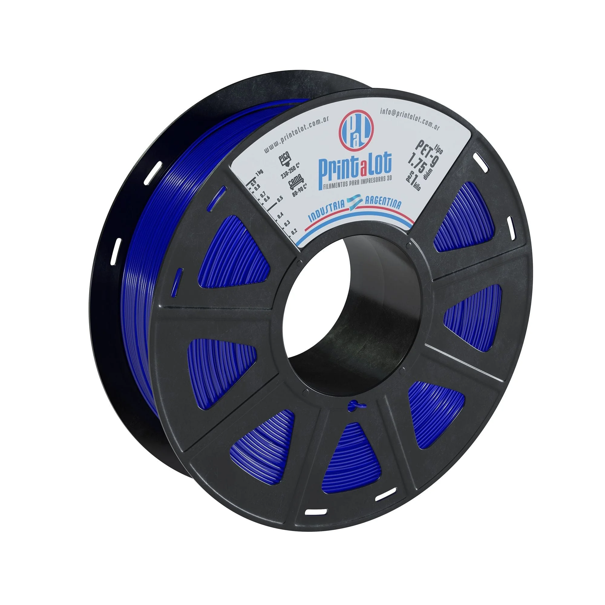 AZUL TRASLUCIDO PETG PrintaLot x1KG Filamento 3D DIAMETRO 1,75mm