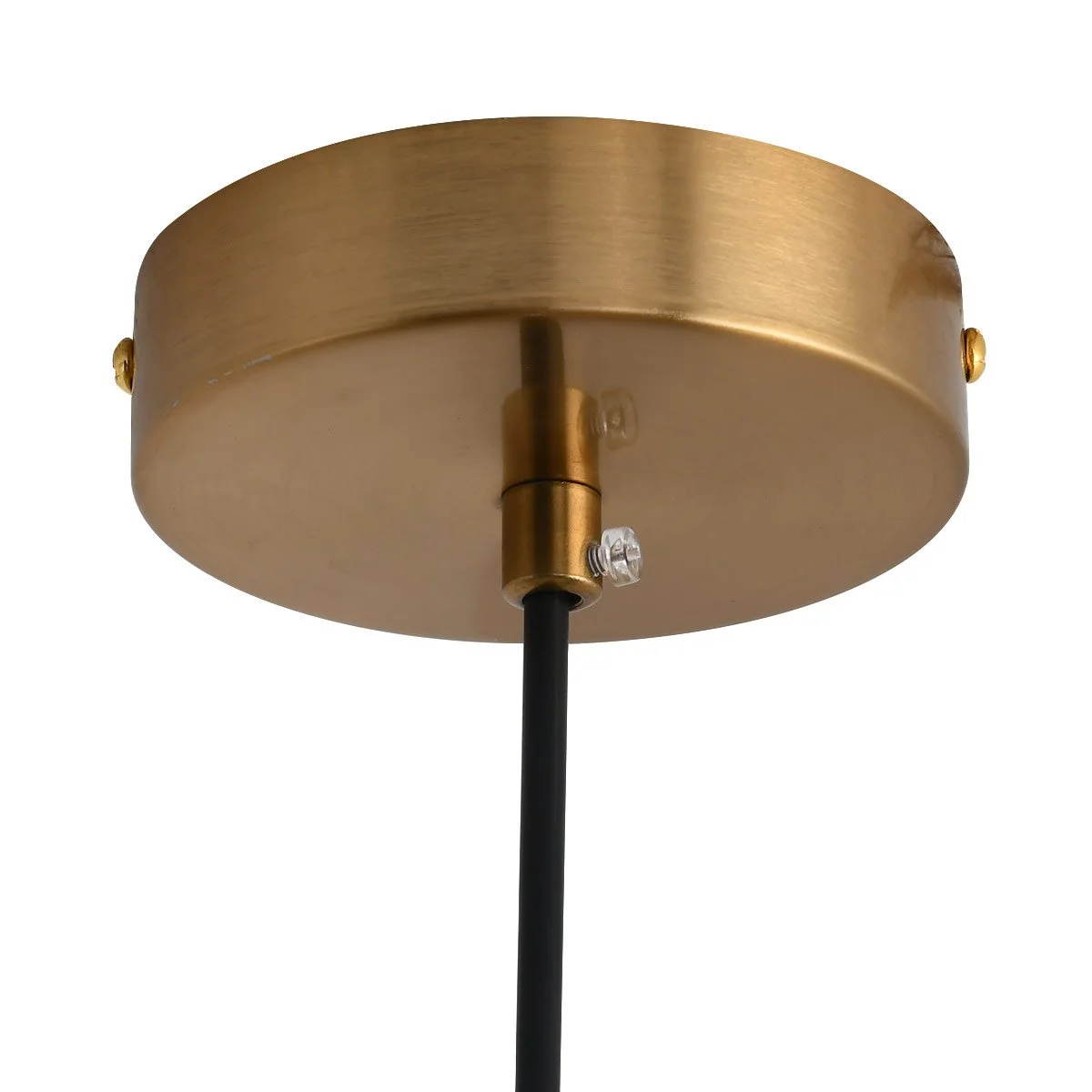 Luminaria Lampara aplique colgante oval 21 cm smoke