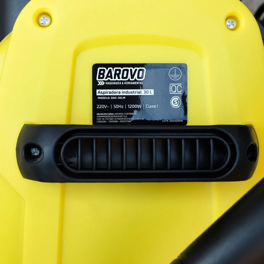 Aspiradora industrial 30 L BAROVO DAII-30LM
