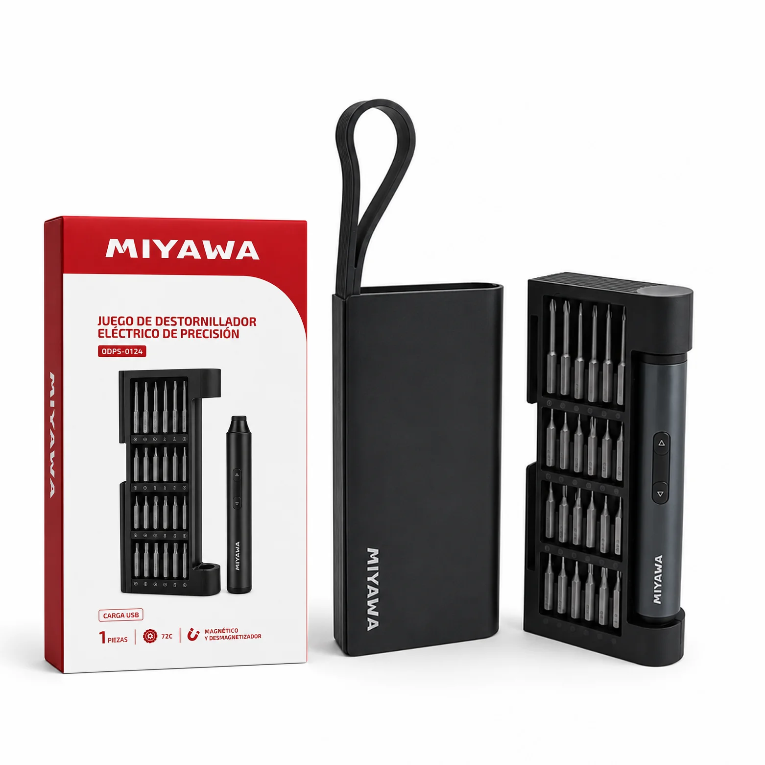 Juego de destornillador eléctrico de precisión 48 piezas MIYAWA DDPS-0E48