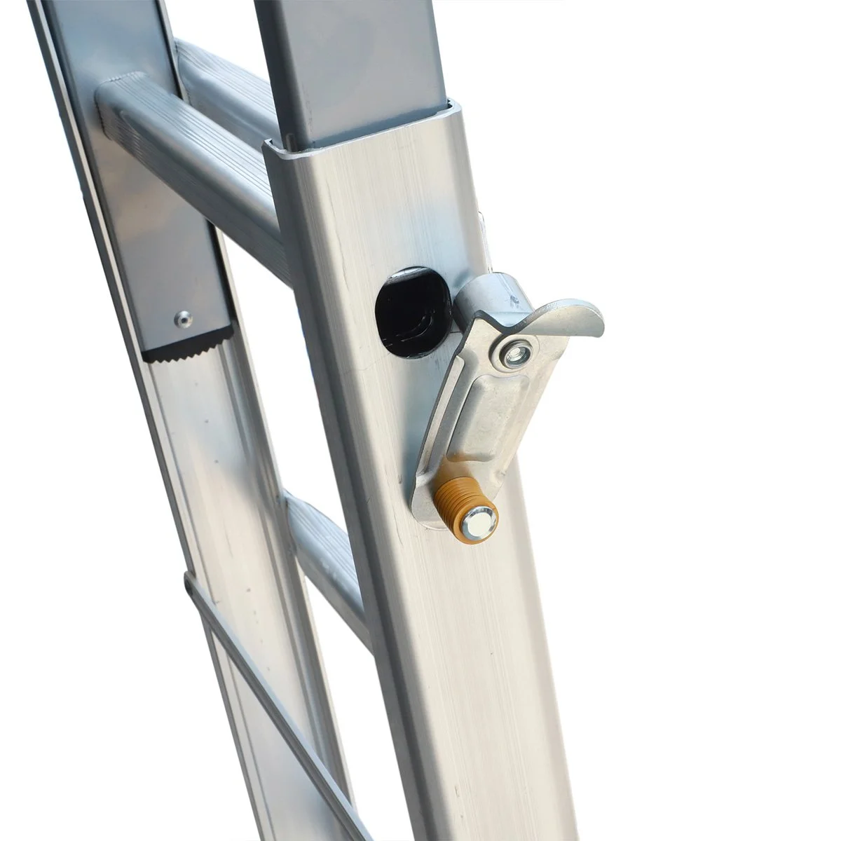 Escalera de aluminio 4x3 con pies extensibles 2,63 m MIYAWA DEEI-E263