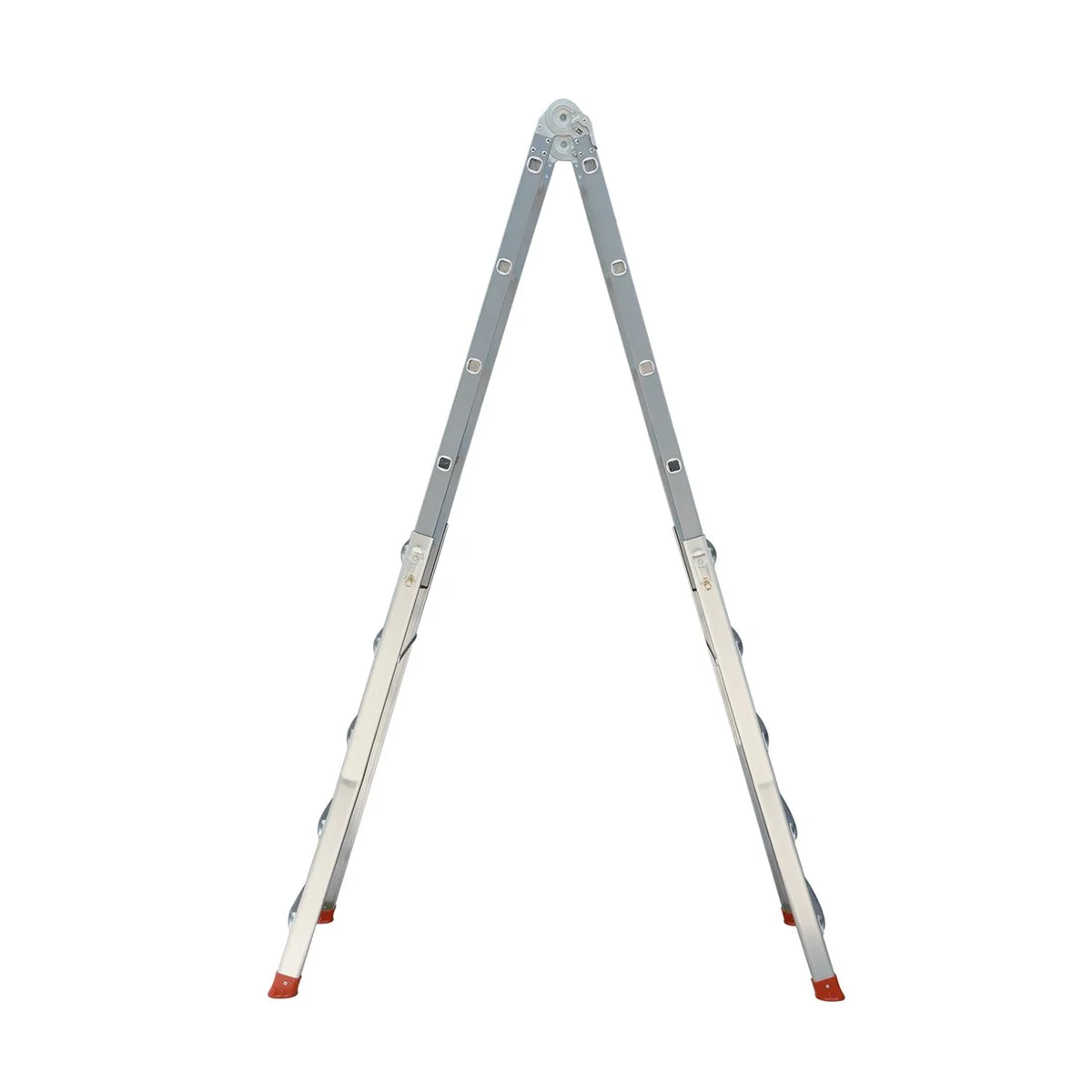 Escalera de aluminio 4x5 con pies extensibles 4,63 m MIYAWA DEEI-E463