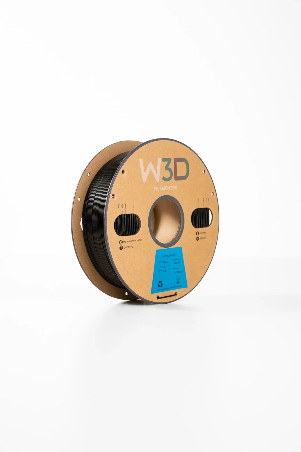 NEGRO (Black) ABS W3D FILAMENTO 3D 1.75MM 1KG
