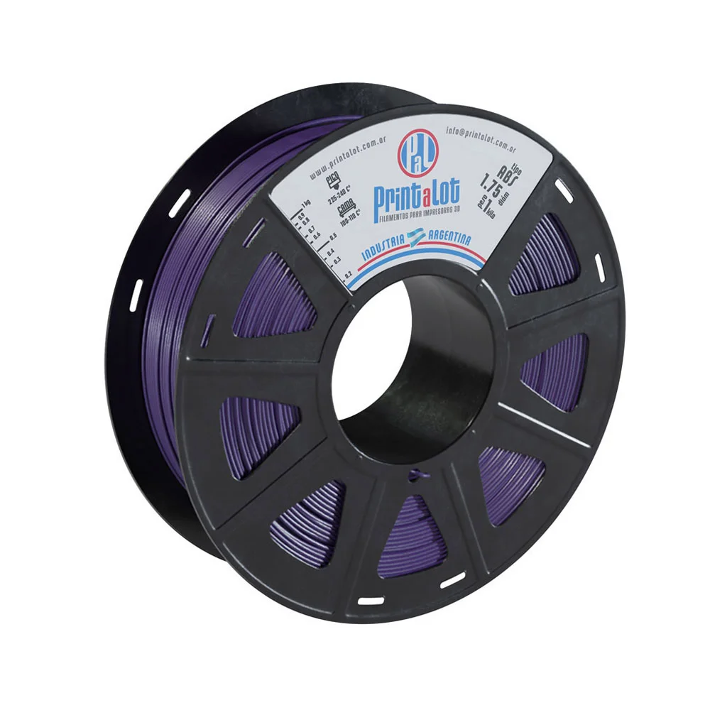 VIOLETA ABS PRINTALOT DIAMETRO 1.75 PESO 1KG 736684241254