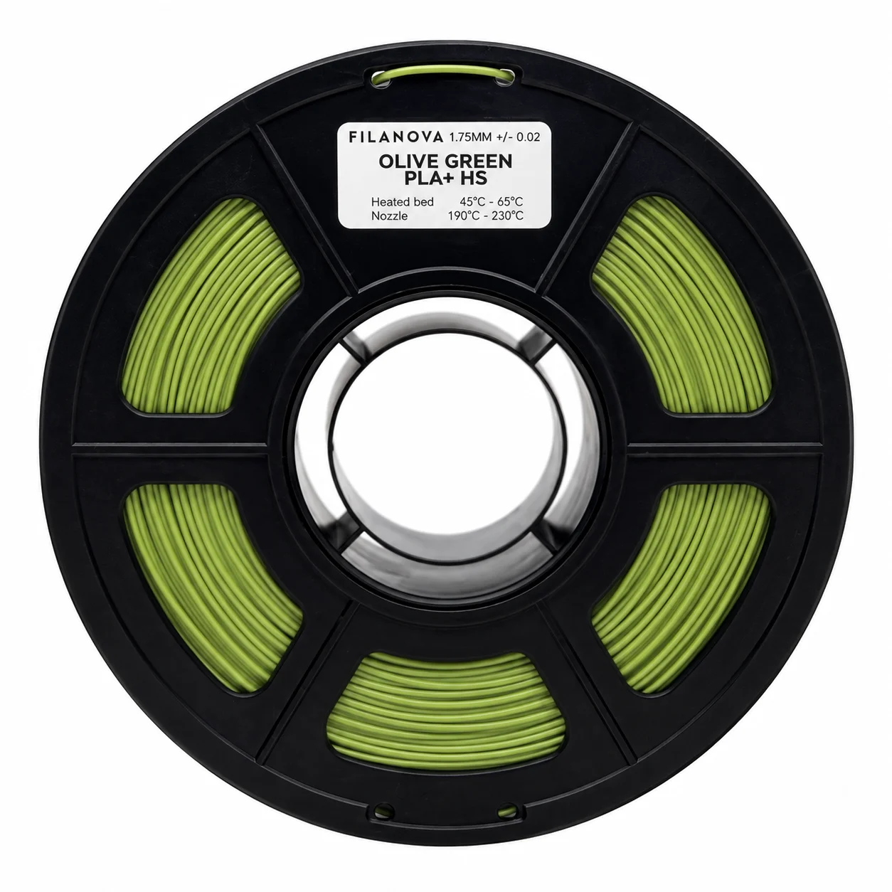 VERDE OLIVA PLA+ High Speed Filanova Chroma Filamento x1 Kg.