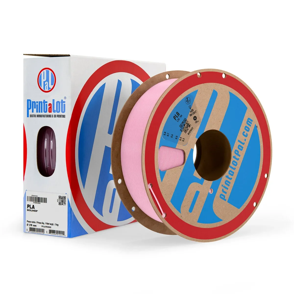ROSA PLA PrintaLot x1KG Filamento 3D DIAMETRO 1,75mm