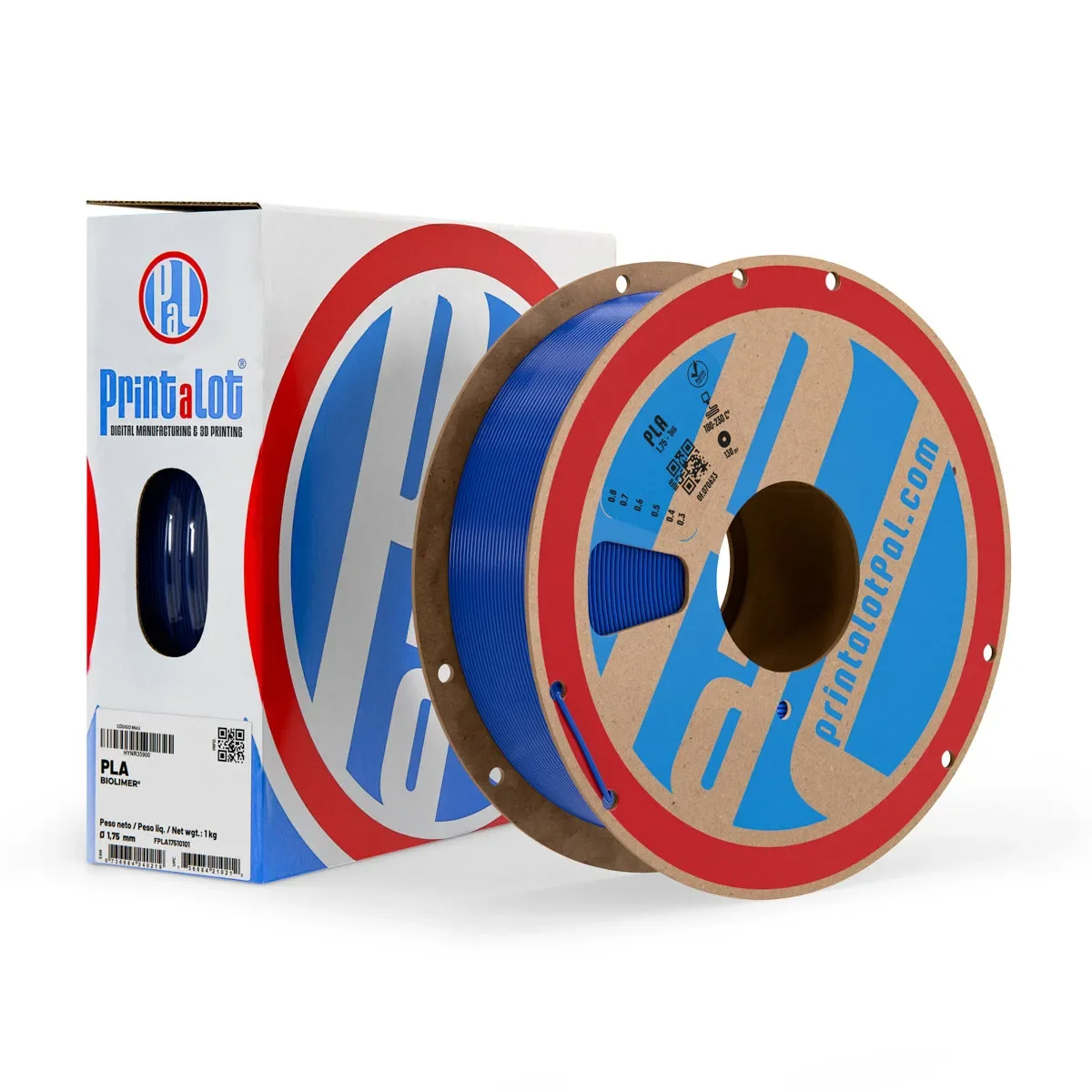 AZUL PLA PrintaLot x1KG Filamento 3D DIAMETRO 1,75mm