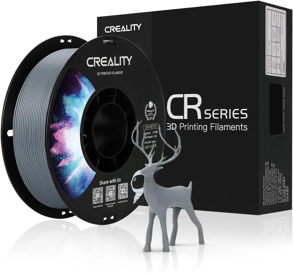 GRIS CR-PETG gray 1.75 1KG CREALITY Filamento 3D 1.75 1KG 3301030039