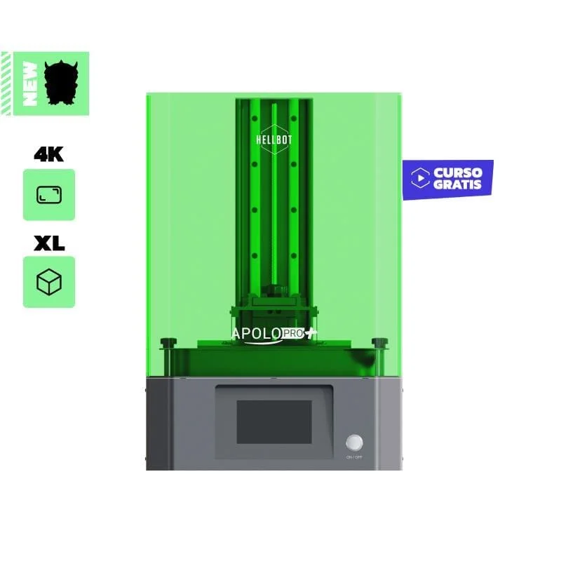 Apolo Pro Plus 192x120x250mm Hellbot Impresora Resina DLP cod 2359