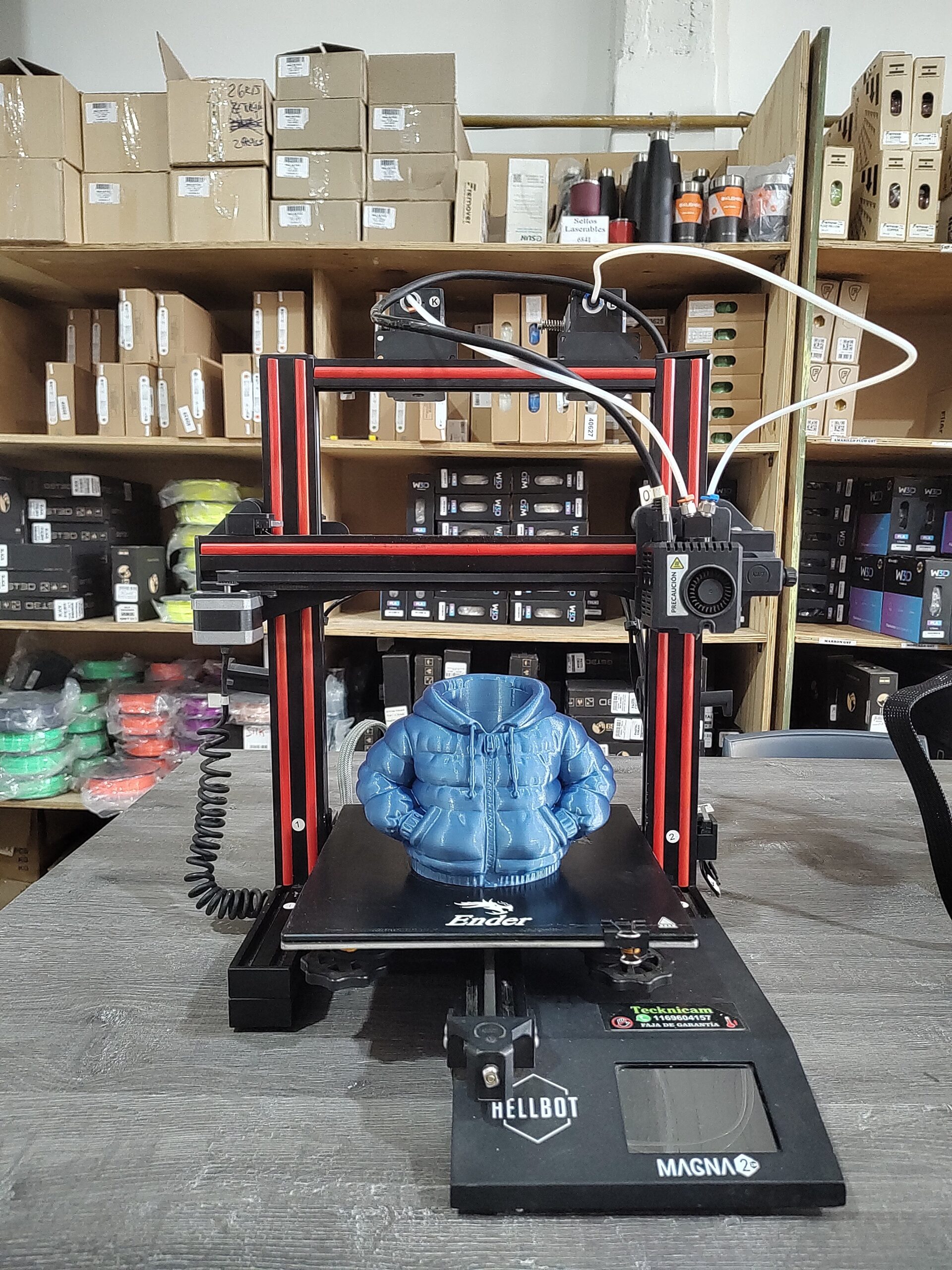 Magna 2 230 USADA EN BUEN ESTADO - 230x230x250 - Doble Extrusor - Wi Fi - Impresora 3D FDM Hellbot - 30 DÍAS DE GARANTÍA