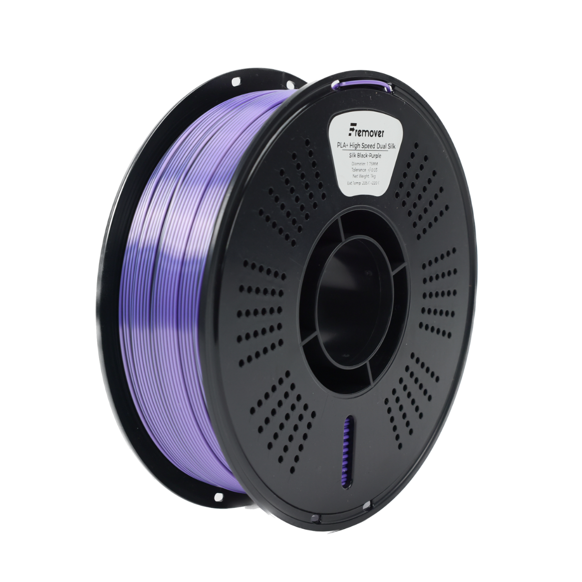 (Negro-Purpura) SILK Filamento PLA SILK Dual Black-Purple Fremover