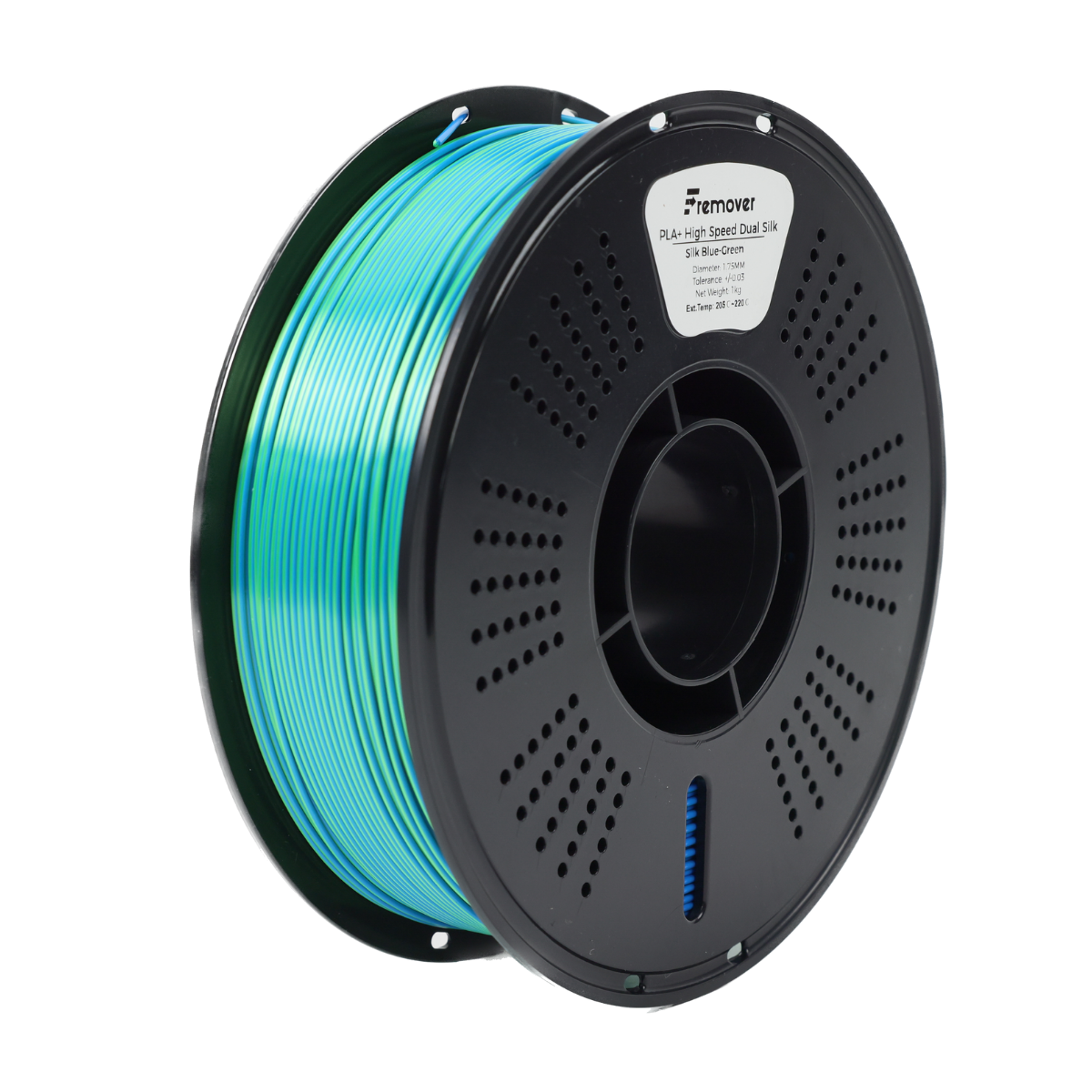 (Azul-Verde) Filamento PLA SILK Dual Blue-Green Fremover