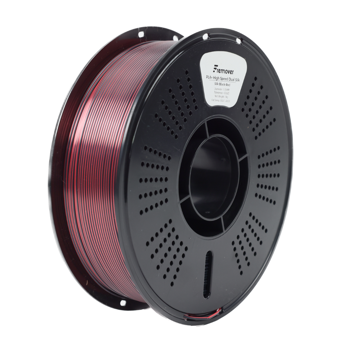 (Negro-rojo) SILK Dual Black-Red Filamento PLA Fremover