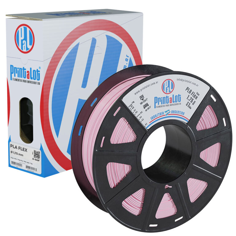 FLEXIBLE ROSA PLAFLEX PrintaLot x1KG Filamento 3D DIAMETRO 1,75mm