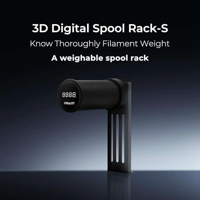 Spool Rack Creality Soporte de carrete de filamento para impresora 3D, estante de carrete digital pesado con batería recargable, soporte de filamento de pantalla HD de alimentación suave para Ender 3, Ender 3 4008030038  C18