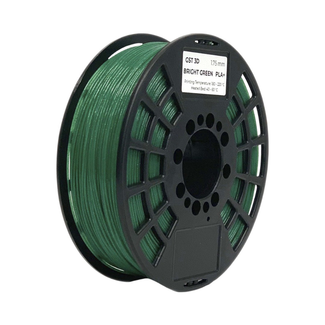 VERDE MILITAR GLITTER GLITTER ARMY GREEN GST CON CAJA PLA Filamento 3D 1.75 1KG