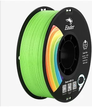 Verde PLA+ Filamento 1.75 Creality Ender de 1kg 40836