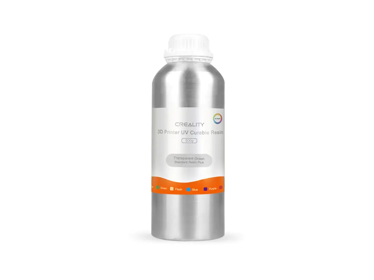 NEGRA Resina Creality Dura botella aluminio 500g COD 2226