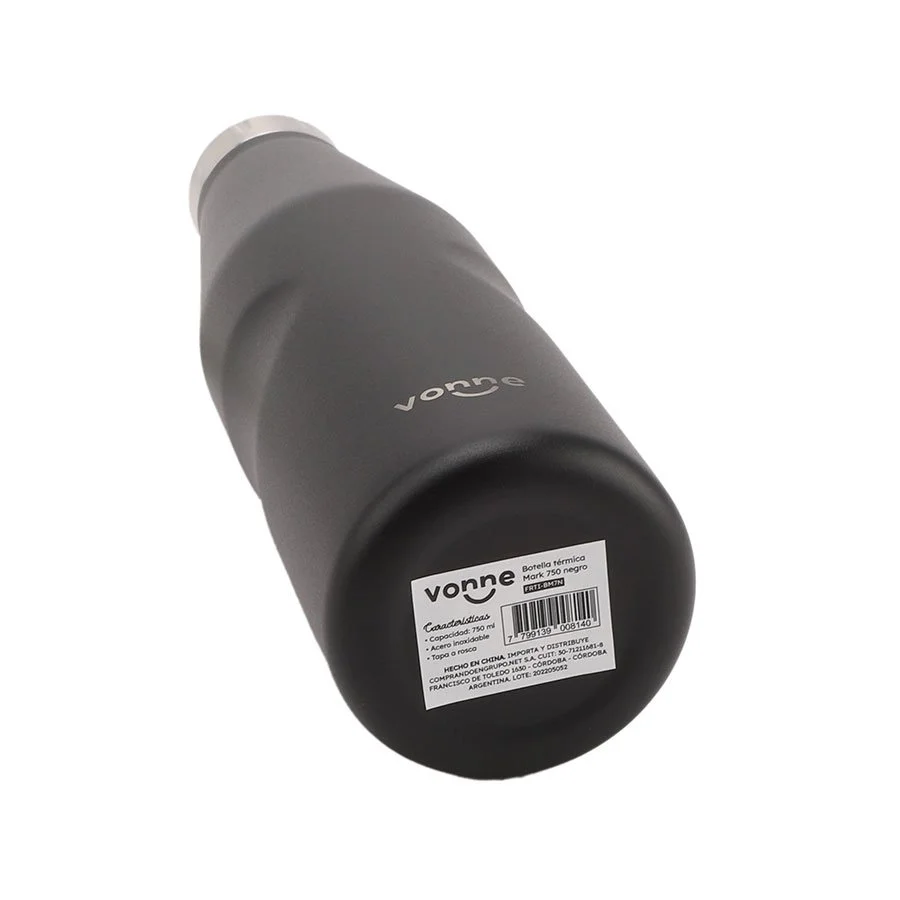 Botella térmica Mark 750 negro VONNE