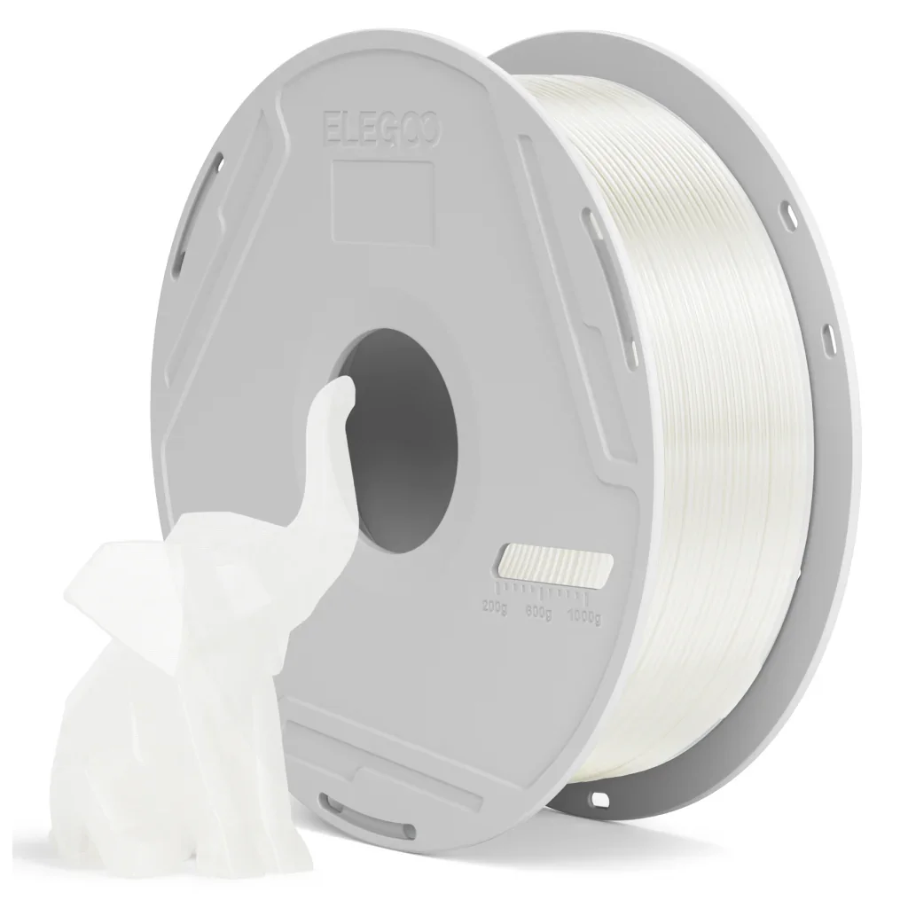 TRASLUCIDO PLA Elegoo Filamento Diámetro 1,75mm 1kg 50.203.0516