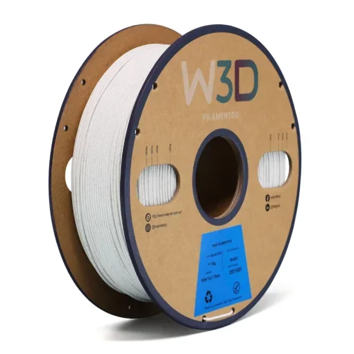 MATTE BLANCO (Matte white) PLA W3D FILAMENTO 3D 1.75MM 1KG 0688765