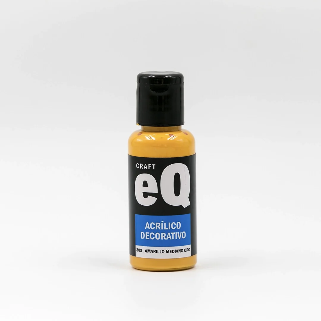 Amarillo Mediano Oro (308) Acrilico Decorativo x 50cc EQ