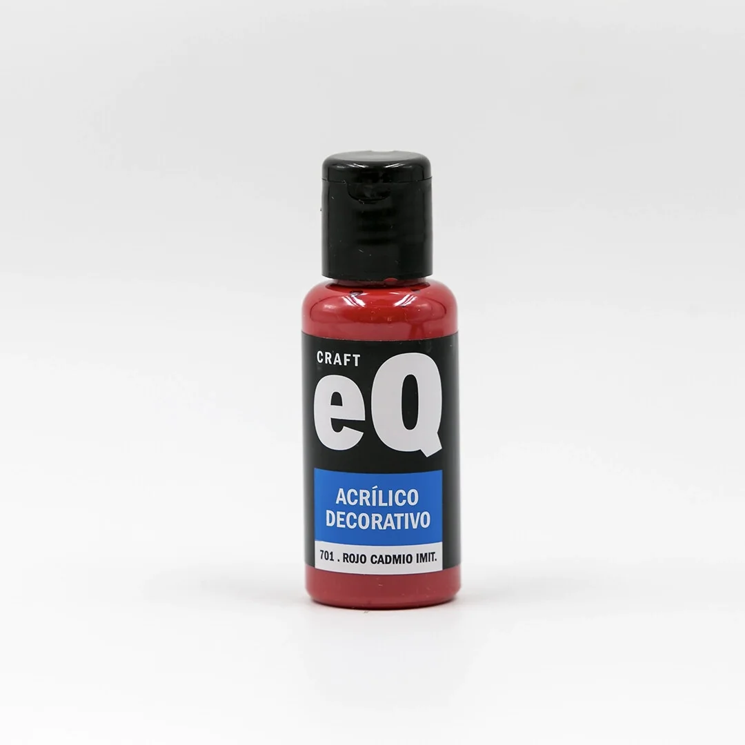 Rojo de Cadmio (imit) (701) Acrilico Decorativo x 50cc EQ