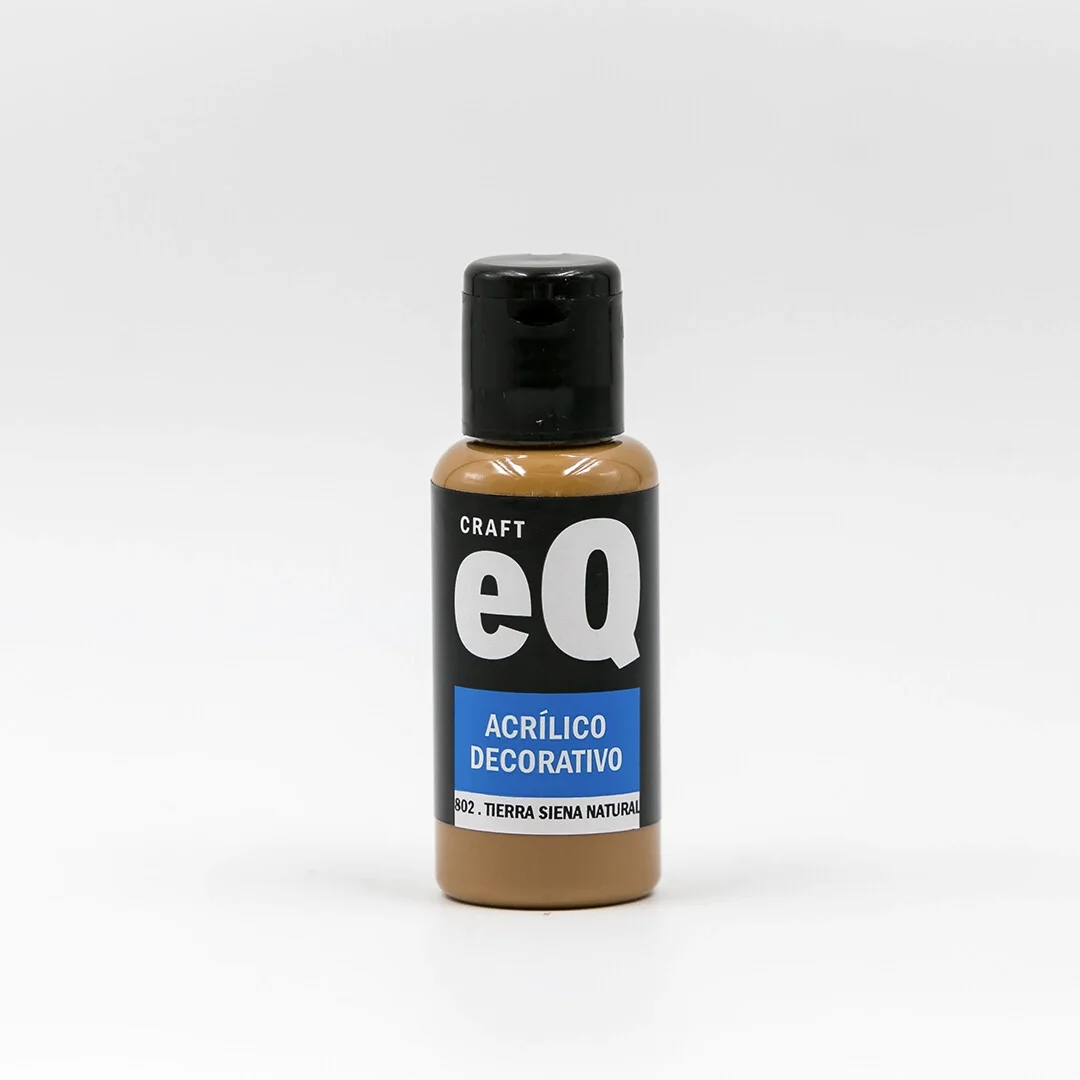 Tierra Siena Natural (802) Acrilico Decorativo x 50cc EQ