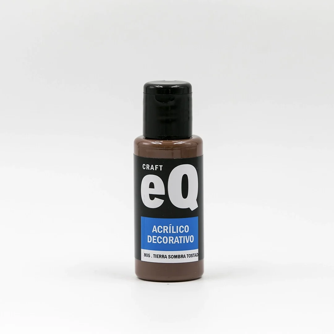 Tierra Sombra Tostada (805) Acrilico Decorativo x 50cc EQ