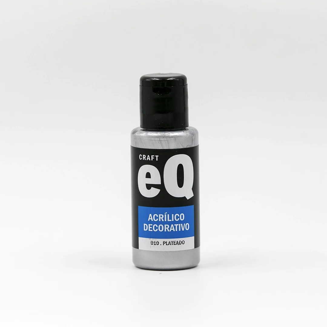 Plateado (10)  Acrilico Decorativo x 50cc EQ