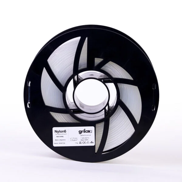 NATURAL NYLON6 GRILON FILAMENTO 3D 1.75MM 1KG