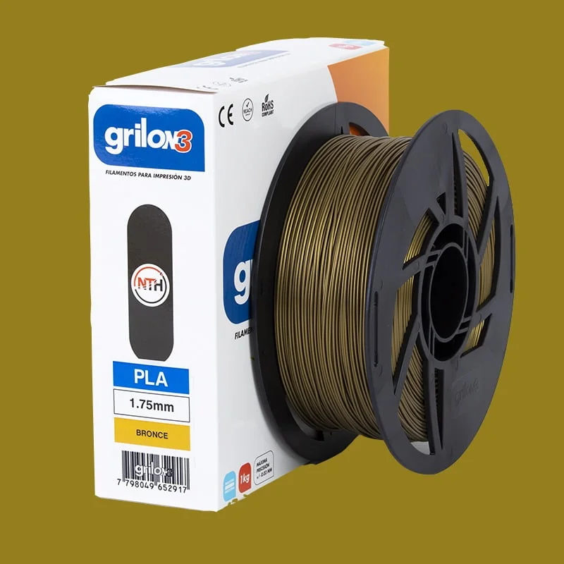 BRONCE PLA GRILON FILAMENTO 3D 1.75MM 1KG
