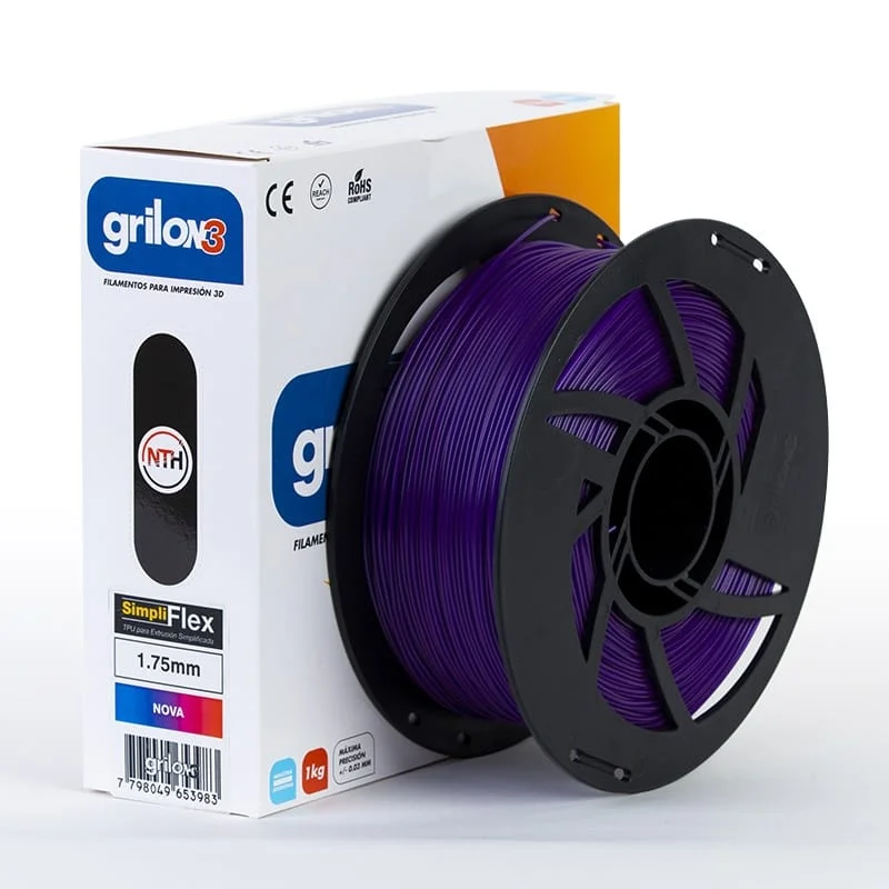 SIMPLIFLEX NOVA GRILON FILAMENTO 3D 1.75MM 1KG FLEXIBLE  TPU