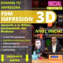 Curso de Diseño e Impresión 3D  (NIVEL ELITE)