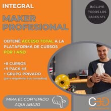 ACCESO A LA ACADEMIA MAKER PROFESIONAL (Integral) 1 AÑO