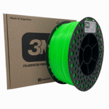 VERDE FLUO PLA 3N3 FILAMENTO 3D 1.75MM 1KG M80IVF175CJ