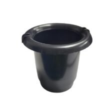 Negro interior mate polimero pacha sin bombilla