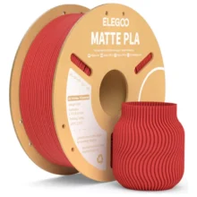 ROJO RUBI MATTE PLA Elegoo Filamento Diámetro 1,75mm 1kg 50.203.0252