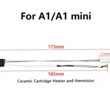 Kit de calentamiento termistor generic compatible con impresoras Bambu Lab A1 A1 mini 6001
