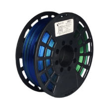 SILK Tri AZUL VERDE AMARILLO FLUO Blue Green Yellow Fluo GST SIN CAJA PLA Filamento 3D 1.75 1KG