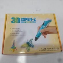 Lápiz 3d LCD color celeste + Base + Cable USB + Filamentos PLA 3D 3DPEN-2 (SIN GARANTIA)