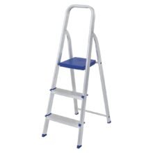 Escalera de aluminio hogar 3 escalones Mor MOR 005101